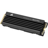 Corsair MP600 PRO LPX 4 TB, SSD schwarz, PCIe 4.0 x4, NVMe 1.4, M.2 2280