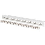 Digitus Modulares Patchpanel, 24-Port, bestückt mit 24x DN-93615 grau, 1 HE, Rack Mount, geschirmt