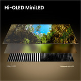 Hisense ULED 75E8S MiniLED , QLED-Fernseher 189 cm (75 Zoll), schwarz/dunkelgrau, UltraHD/4K, Triple Tuner, Subwoofer, 144Hz Panel