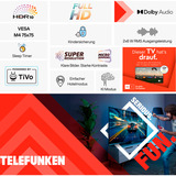 Telefunken XF40TP900S, LED-Fernseher 102 cm (40 Zoll), schwarz, FullHD, TiVo OS-Betriebssystem