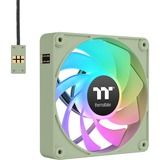 Thermaltake CT120 EX Reverse ARGB Sync PC Cooling Fan, Gehäuselüfter hellgrün, 3er Pack, 120 mm