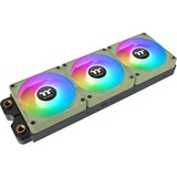 Thermaltake CT120 EX Reverse ARGB Sync PC Cooling Fan, Gehäuselüfter hellgrün, 3er Pack, 120 mm