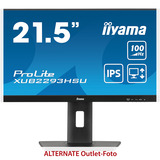 iiyama ProLite XUB2293HSU-B7, LED-Monitor 54.5 cm (21.5 Zoll), schwarz (matt), FullHD, IPS, Adaptive-Sync, Einstellbarer Standfuß, 100Hz Panel