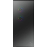 ARCTIC Xtender Mirror Black Design, Tower-Gehäuse schwarz, Tempered Glass x 2 (verspiegelt)