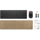 Lenovo Essential Wireless Combo Gen 2 AI, Desktop-Set schwarz, US-International-Layout, mit Copilot-Taste
