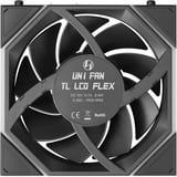 Lian Li UNI FAN TL LCD FLEX 120 Wireless, Gehäuselüfter schwarz, 124 mm