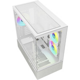 Sharkoon MK7 ARGB , Tower-Gehäuse weiß, Tempered Glass x 2