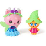 Spin Master Gabby's Dollhouse: Der Film - Queen Kitty Fee & Kätzchen Gnom Figuren-Set, Spielfigur 