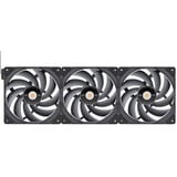 Thermaltake TOUGHFAN EX14 Pro High Static Pressure PC Cooling Fan – Swappable Edition, Gehäuselüfter schwarz, 3-Fan Pack, 140 mm