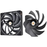 Thermaltake TOUGHFAN EX14 Pro High Static Pressure PC Cooling Fan – Swappable Edition, Gehäuselüfter schwarz, 3-Fan Pack, 140 mm
