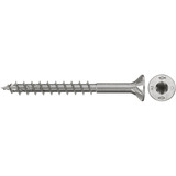 fischer Spanplattenschraube PowerFast II 4,5x50 Senkkopf TX 200 Stück, mit Teilgewinde, Edelstahl A2