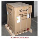 Bomann GS 7253, Gefrierschrank edelstahl