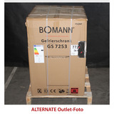 Bomann GS 7253, Gefrierschrank edelstahl