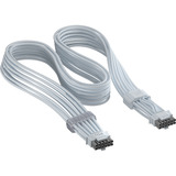 Corsair ThermalProtect 12V-2x6 Netzteilkabel weiß, PCIe 5.1, 600W