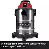 EINHELL TC-VC 2045 S, Nass-/Trockensauger silber/rot