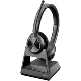 HP Poly Savi 7320 UC DECT, Headset schwarz, Stereo, USB-A, USB-C, Microsoft Teams zertifiziert