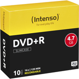 Intenso DVD+R 4,7 GB, DVD-Rohlinge 16fach, 10 Stück