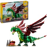 LEGO 31161 Creator 3-in-1 Grüner Drache, Konstruktionsspielzeug 