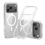 Nevox StyleShell SHOCKFlex, Handyhülle transparent, iPhone 17 Pro Max, kompatibel mit MagSafe