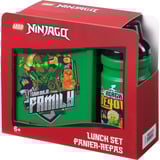 Room Copenhagen LEGO Lunch-Box Set Ninjago Green schwarz/grün, 2-teilig, mit Trinkflasche
