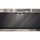 Siemens SR53ES24KE IQ300, Spülmaschine edelstahl (gebürstet)/schwarz, 45 cm, Home Connect