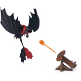 Spin Master Drachenzähmen leicht gemacht Drachenkampf Spielset - Ohnezahn mit Kanone, Spielfigur 