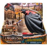 Spin Master Drachenzähmen leicht gemacht Drachenkampf Spielset - Ohnezahn mit Kanone, Spielfigur 