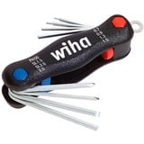 Wiha Multitool Mini PocketStar schwarz, 8 Werkzeuge
