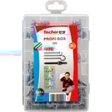 fischer Profi-Box GK + Schrauben, Dübel hellgrau, 101-teilig, mit Schrauben