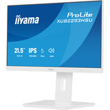 iiyama Prolite XUB2293HSU-W7, LED-Monitor 54.5 cm (21.5 Zoll), weiß (matt), FullHD, IPS, Adaptive-Sync, Einstellbarer Standfuß, 100Hz Panel