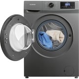 Bomann WA 7185, Waschmaschine titan/schwarz