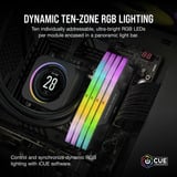 Corsair DIMM 16 GB DDR5-5200 (2x 8 GB) Dual-Kit, Arbeitsspeicher schwarz, CMH16GX5M2B5200C40, Vengeance RGB, INTEL XMP