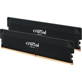 Crucial DIMM 64 GB DDR5-6400 (2x 32 GB) Dual-Kit, Arbeitsspeicher schwarz, CP2K32G64C40U5B, PRO OC, INTEL XMP, AMD EXPO