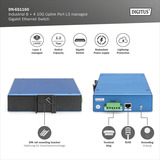 Digitus Industrialler 8 + 4 10G Uplink Port L3 managed Gigabit, Switch 