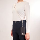 Intenso Handykette und Lade-/Datenkabel Cell Phone Charging Lanyard beige, 1,65 Meter, USB-C, PD3.0 / QC4.0, Nylon