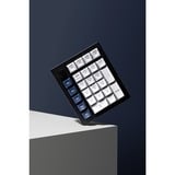 Keychron Q0 Max, Ziffernblock schwarz/weiß, Gateron Jupiter Banana, Hot-Swap, Aluminiumrahmen, RGB