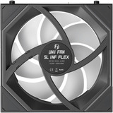 Lian Li UNI FAN SL-INF FLEX 120 Wireless, Gehäuselüfter schwarz, 3er Pack mit Controller, 120 mm
