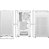 be quiet! PURE BASE 501 Airflow Window , Tower-Gehäuse weiß, Tempered Glass