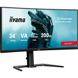 iiyama G-Master GCB3484WQSU-B2, Gaming-Monitor 86 cm (34 Zoll), schwarz, UWQHD, VA, Curved, Dual Mode, USB-Hub, 200Hz Panel