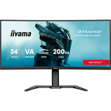 iiyama G-Master GCB3484WQSU-B2, Gaming-Monitor 86 cm (34 Zoll), schwarz, UWQHD, VA, Curved, Dual Mode, USB-Hub, 200Hz Panel