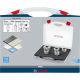 Bosch Professional PRO Ceramic dry X-LOCK Diamant-Bohrkronen-Set, Ø 20 - 68mm, Bohrer-Satz 5-teilig