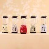 Cecotec Standmixer Power Black Titanium RetroBlue hellblau, 1.200 Watt, 1,5 Liter