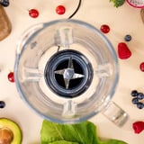 Cecotec Standmixer Power Black Titanium RetroBlue hellblau, 1.200 Watt, 1,5 Liter