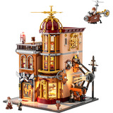 Lumibricks Steampunk-Flugclub, Konstruktionsspielzeug 