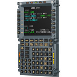 MOZA MA3F Flight Computer Display, Instrumentenpanel schwarz
