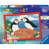 Ravensburger CreArt - Papageientaucher, Malen 