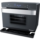 Steba Multifunktions-Dampfbackofen DG 30, Mini-Backofen schwarz/silber