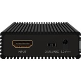 goobay HMDI-Audio-Extractor 4K @ 60 Hz, HDMI Splitter schwarz