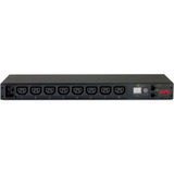 APC Metered Rack PDU AP7821B mit Messfunktion, 1HE, 8x C13, Steckdosenleiste schwarz, 16 A, 230 V