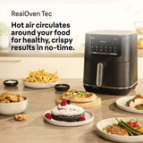 Braun 2-in-1 Heißluftfritteuse MultiFry 5, HF 5054I schwarz, 2.000 Watt, Korb 6,0 Liter